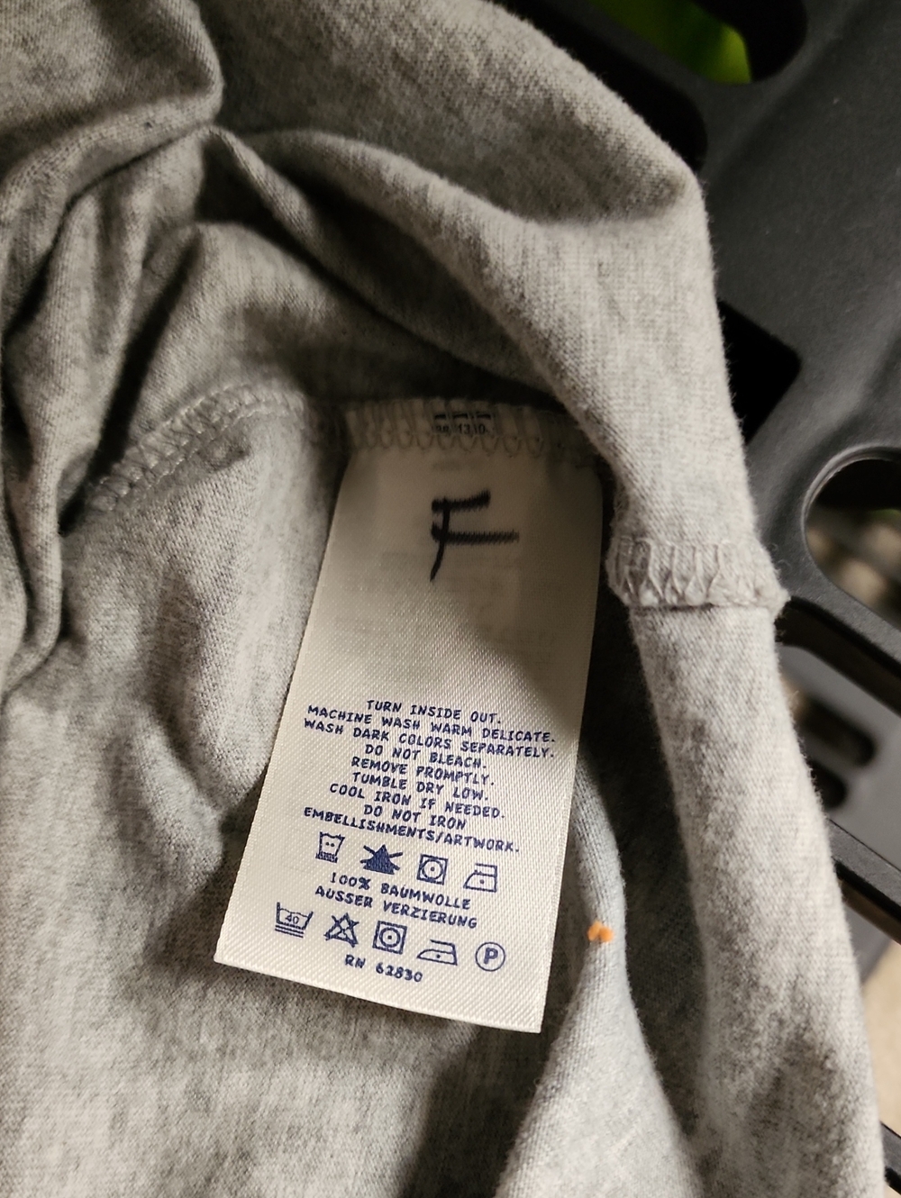 Lands' End Girls Long Sleeve Holiday Deer Snowflake Tunic Dress Size 14 L Gray - Picture 5 of 6